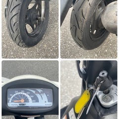 137⭐️レッツ2⭐️バッテリー新品、キャブ分解清掃、SUZUKI、スズキ、バイク、原付の画像