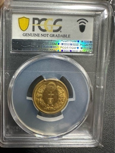 鑑定済　新10円金貨  8.34g　素材　金900/銅100 未使用