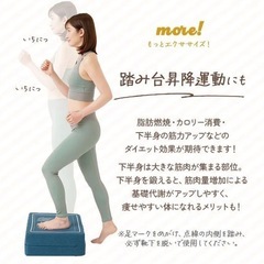体幹ぴょんぴょん ホップステッパー 踏み台昇降 ホップ オットマン ジャンプ トランポリン クッション ステッパー スツール の画像
