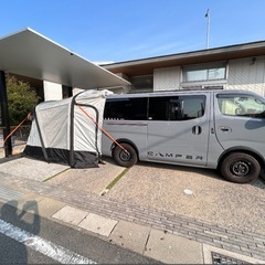 カーサイドテント　カーサイドシェルター　 車用テント キャンプ タープ 車と連結　エアーテント　インフレータブルテントの画像