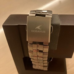 オシアナス マンタ 3針モデル OCW-S400-1AJF メンズ 電波ソーラー Bluetooth チタン ブラックダイヤル の画像