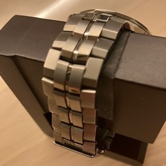 オシアナス マンタ 3針モデル OCW-S400-1AJF メンズ 電波ソーラー Bluetooth チタン ブラックダイヤル の画像