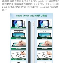 互換Apple Pencilと充電ケーブルの画像