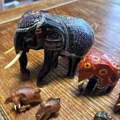 象の置物　11点の画像