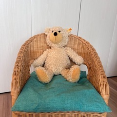 Ikea ラタンチェア　子ども用の画像