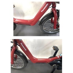 1年保証 新品部品多数　パナソニック　ギュットアニーズ　赤色　電動アシスト自転車 g115の画像