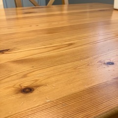 IKEA LERHAMN×INGOLF ダイニングセット 椅子2脚 クッション付きの画像