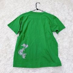和柄　鯉　グリーン　Tシャツの画像