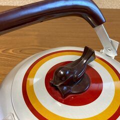 【未使用/長期保管品/お引取限定】■笛付きケットル■ニューワイピー■ホクセイ■30L■アルミ製■の画像