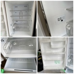パナソニック 3ドア冷蔵庫.315L.自動製氷.全面ガラス使用.2018年型.10キロ内配達無料、の画像