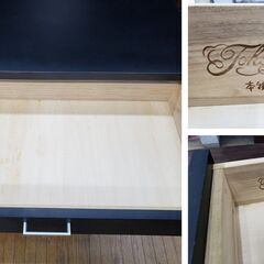 J13　東海家具　脚付き　四段チェストの画像