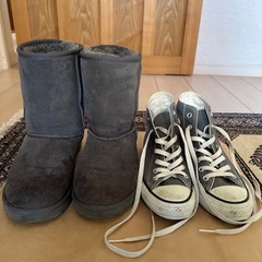 UGG  コンバースハイカット　グレー　2足セット　24.0の画像