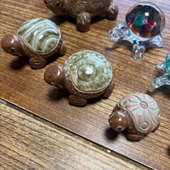 亀の置物　7点の画像