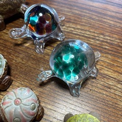 亀の置物　7点の画像
