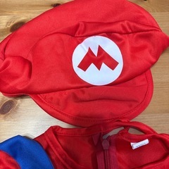 マリオ　コスプレ　ハロウィンパーティ　女の子　100cm〜115cmの画像