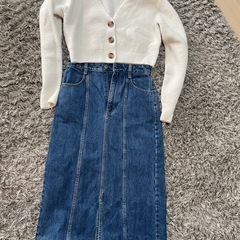 GU デニムスカートの画像
