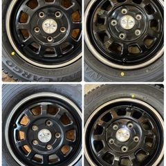 2025年製イボ付き😊🌈165/80R13🌈未使用‼️バリ溝スタッドレス‼️‼️ライトトラックタイヤ🌈タウンエース系🌈ご委託品の画像