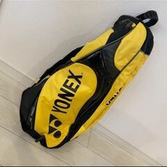 YONEXバドミントンバッグイエロー/ブラックの画像