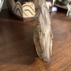 珪化木（木の化石）の置物の画像
