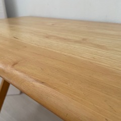 木製　折りたたみテーブル　イスの画像