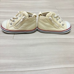 コンバース ベビーシューズ ファーストシューズ オールスター ベージュ 12cm 箱付きの画像