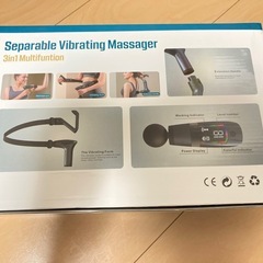 ⭐️SL-887 筋膜リリースガン マッサージ機　セパレータブルバイブレーティングマッサージャー 3in1 新品⭐️の画像