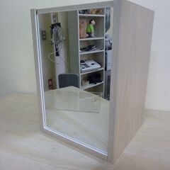 未使用/新品　アウトレット　コレクションケース おしゃれ 卓上 背面ミラー付き 収納 ディスプレイケース 収納ボックス コレクション ディスプレイ 小型の画像