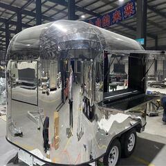 🚚即納OK！全国配送無料✨エアストリーム風キッチントレーラー【新...
