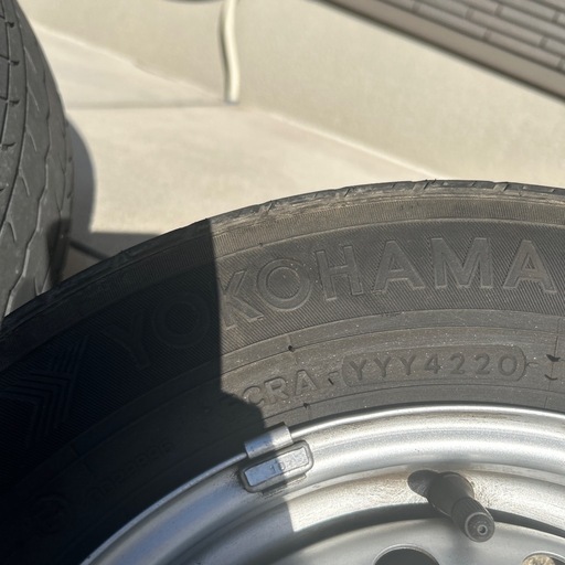 エブリィ 中古 純正 ホイール タイヤ 145/80R12 