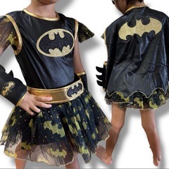 ハロウィン バットマン コスチューム kids ヒーロー ガールの画像