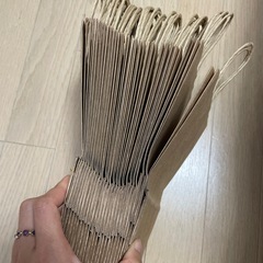 手提げ袋、紙袋、小さめ、全部150枚の画像