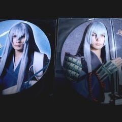 江雪 舞台刀剣乱舞 刀ステ リボンバンド コースター 缶バッジ の画像