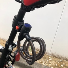 【使用感　少】サスペンション付き折りたたみ自転車
の画像