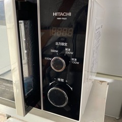 【美品】日立電子レンジ　2017年製　HMR-TR221-Ｚ5の画像