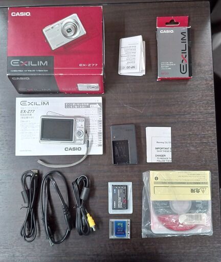 CASIO/カシオ コンパクトデジタルカメラ EXILIM/エクシリム EX-Z77 【動作品/元箱付】