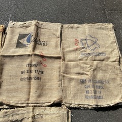 コーヒー豆　麻袋　11枚セットの画像