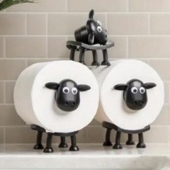 羊のショーン　トイレットペーパーホルダー　3個セット価格の画像