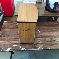 木製CDラックの画像