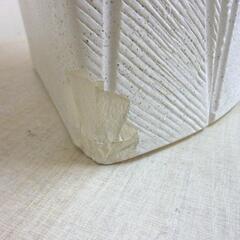 未使用/新品　訳ありアウトレット特価　ハンドメイド　傘立て 信楽焼 日本製 扇形 陶器 おしゃれ 信楽 コンパクト 玄関の画像