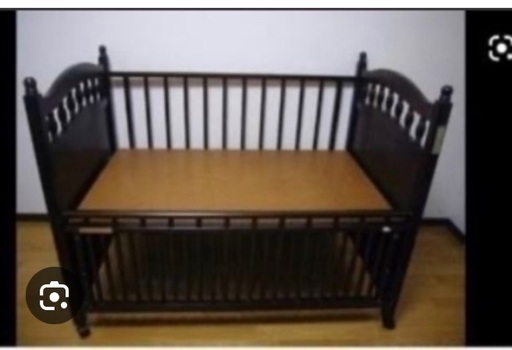 カトージ　ブラウンファームベビーベッド