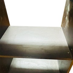 3段カラーボックス／本棚 45x88x30cm 背板無の画像