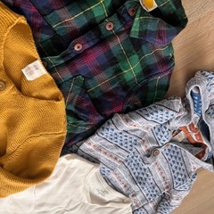 90 男の子　秋服の画像