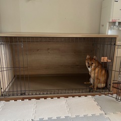 ペット　サークル　ケージ　屋根付きの画像