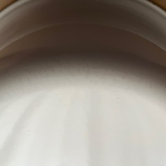 美品 フットバス たらい ホーロー 野田琺瑯 足湯 40cm 取っ手付き ホワイトTA-40の画像
