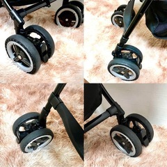 コンビ 上位機種 ベビーカー ディアクラッセオート4キャス YB-500 両体面の画像