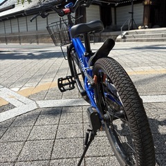 アイデス　D-Bike MASTER 18インチ　自転車　青の画像