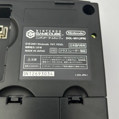 任天堂　ゲームキューブ 本体　ブラックの画像