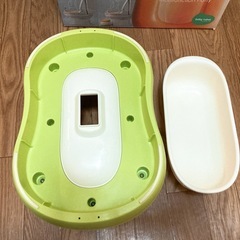 コンビ トイレトレーニング ベビーレーベル おまるでステップ レーベル　オレンジの画像