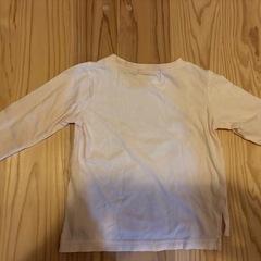 子供服　アンパンマン 薄ピンク　長袖Tシャツ　90cmの画像