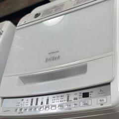 送料・設置込み可　洗濯機　8kg HITACHI 2021年【分解クリーニング済み】の画像